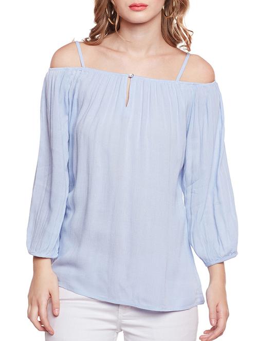 light blue solid top - 14516608 - Very Small Image - 1