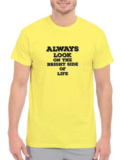 yellow cotton t-shirt - 14528535 - Very Small Image - 1