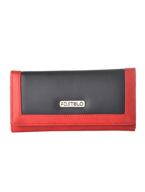 black leatherette regular clutch - 14533601 - Very Small Image - 1