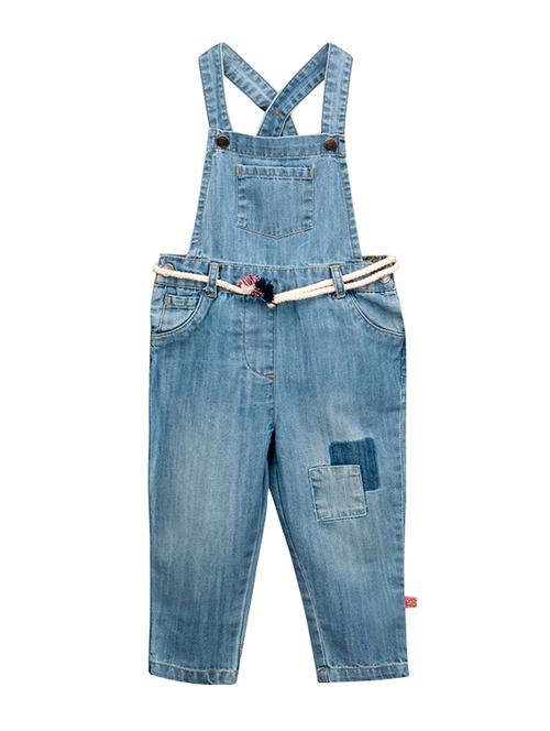 blue cotton dungaree - 14534749 - Very Small Image - 1