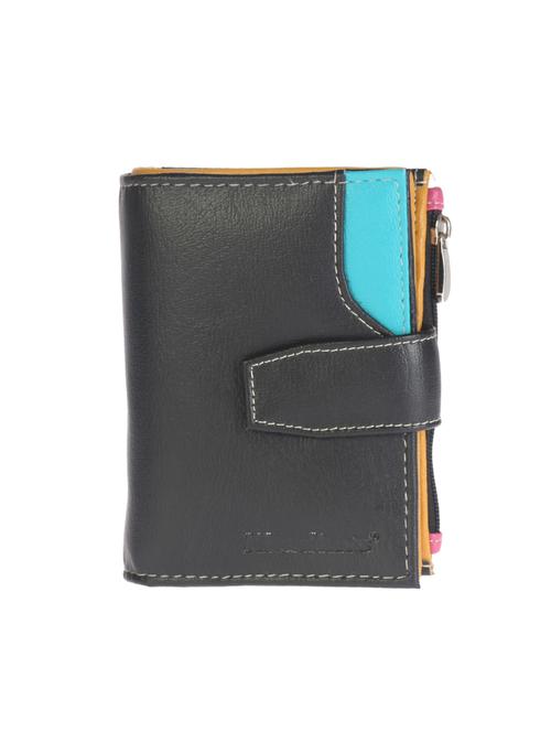 black synthetic leather wallet - 14538888 - Very Small Image - 1