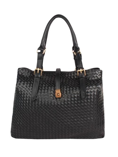 black leatherette handbag - 14543186 - Very Small Image - 1
