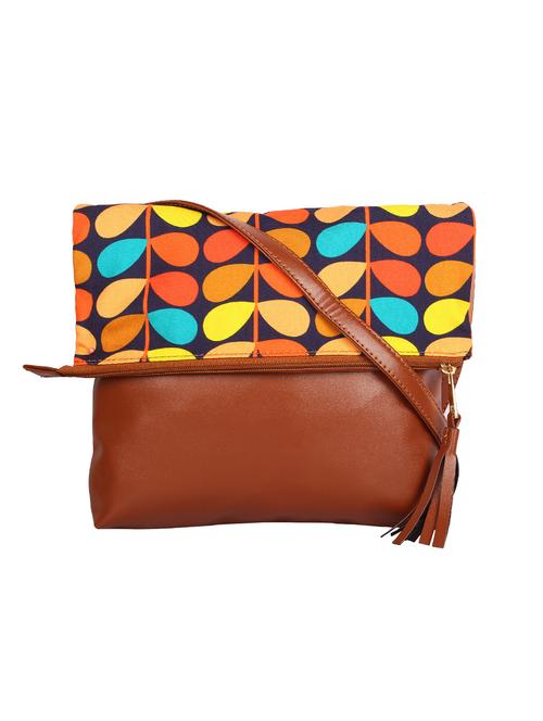 multi colored canvas sling bag - 14543199 - Very Small Image - 1