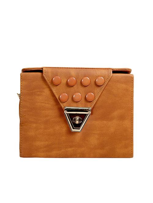 yellow leatherette sling bag - 14559941 - Very Small Image - 1