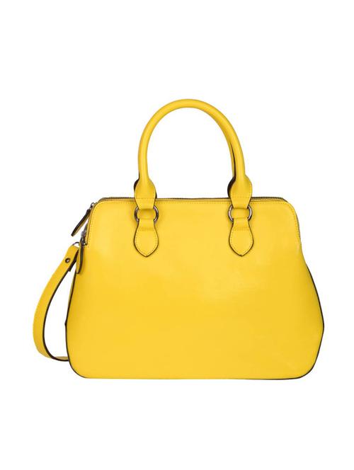 yellow leatherette handbag - 14566654 - Very Small Image - 1