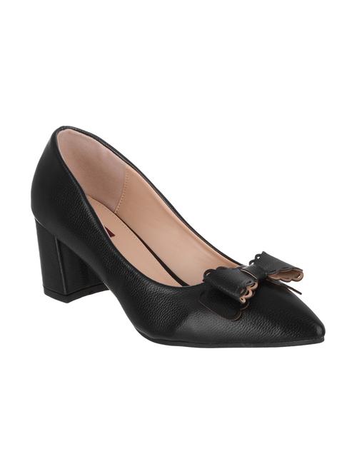 black fabric slip on pumps - 14573171 - Very Small Image - 1