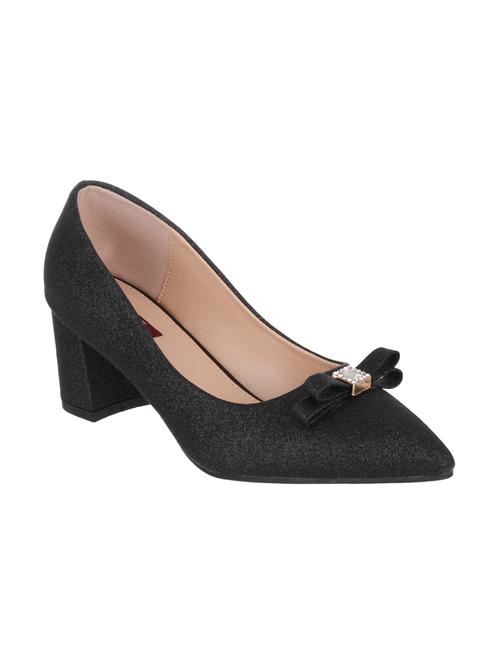 black fabric slip on pumps - 14573174 - Very Small Image - 1