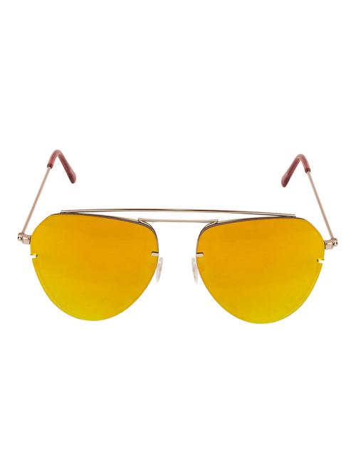 arzonai boxy orange aviator shape uv protected sunglasses for men & women (ma-3333-s8) - 14590043 - Very Small Image - 1