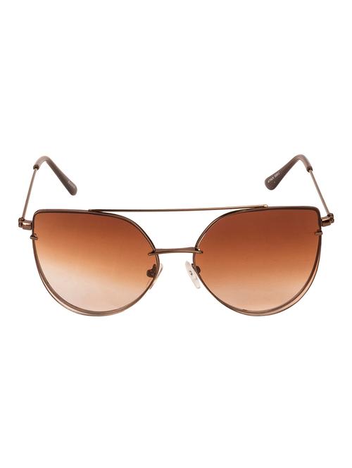 arzonai beautiful brown cat-eye shape uv protected sunglasses for women's (ma-5556-s4) - 14590063 - Very Small Image - 1