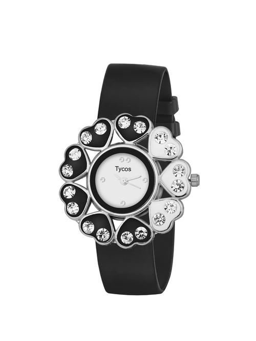 tycos white dial analog wrist watch - 14594890 - Very Small Image - 1