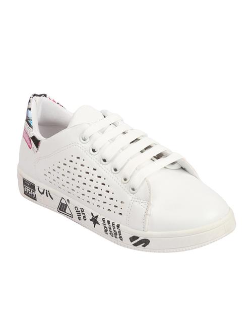 white lace-up sneaker - 14599274 - Very Small Image - 1