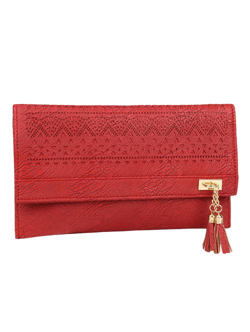 maroon leatherette regular sling bag - 14604693 - Very Small Image - 1