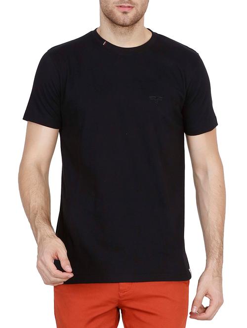 black cotton t-shirt - 14610527 - Very Small Image - 1