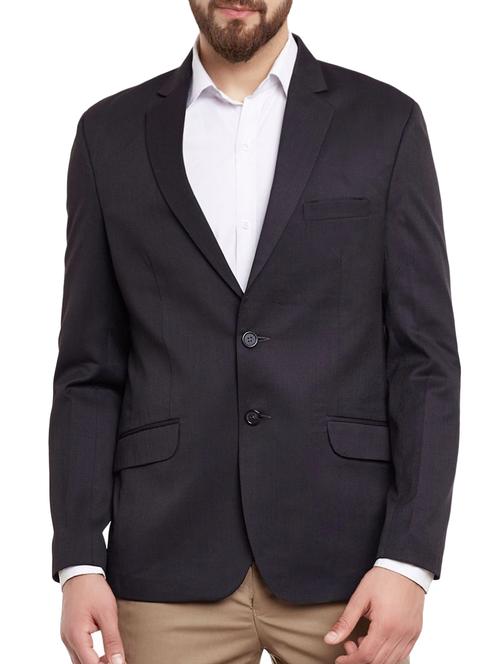 black cotton formal blazer - 14616116 - Very Small Image - 1