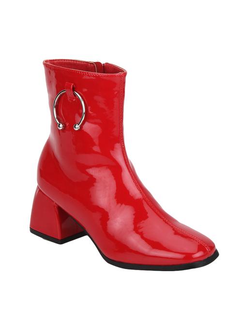 red patent leather ankle boot - 14618026 - Very Small Image - 1