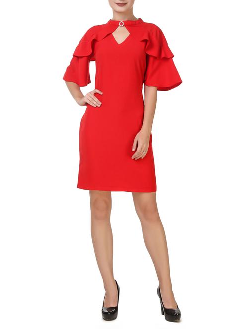 red sheath dress - 14618996 - Very Small Image - 1