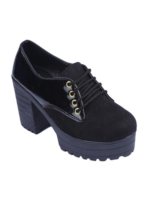 black lace-up ankle boot - 14620058 - Very Small Image - 1