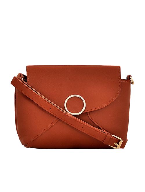 brown leatherette handbag - 14627094 - Very Small Image - 1
