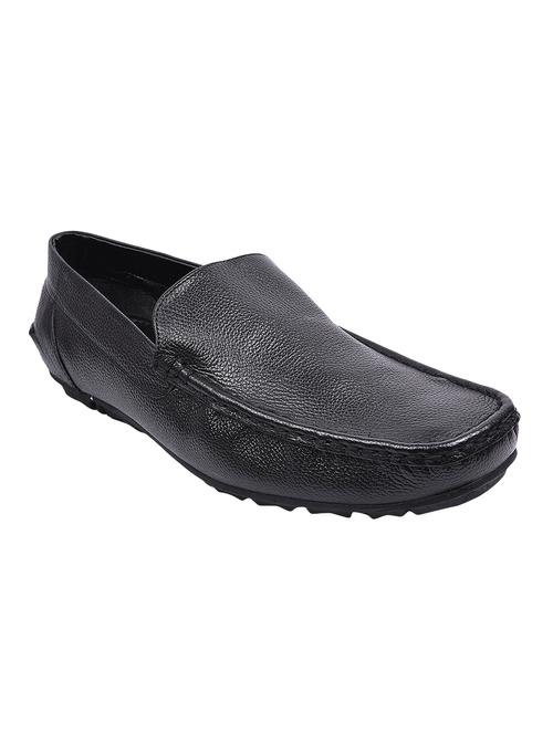 black leather slip on loafer - 14638544 - Very Small Image - 1