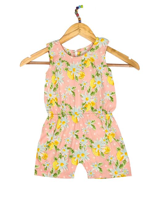 pink polyester playsuit - 14641153 - Very Small Image - 1