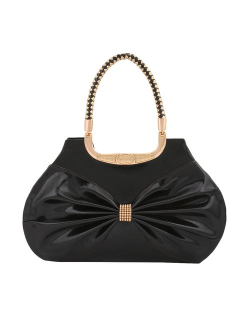 black leatherette regular clutch - 14652248 - Very Small Image - 1