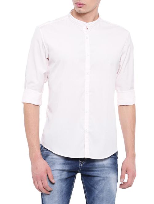 white cotton blend casual shirt - 14655764 - Very Small Image - 1