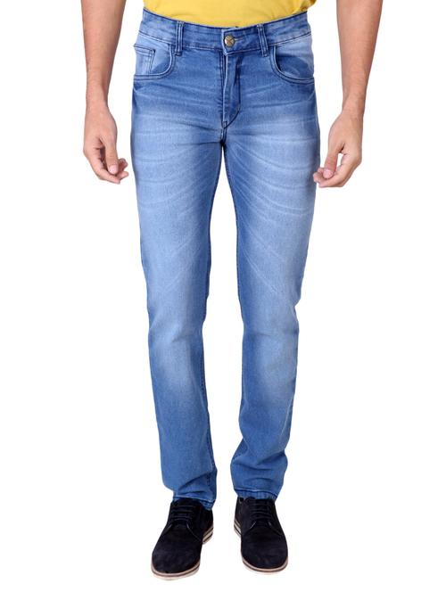 blue denim washed jeans - 14660108 - Very Small Image - 1