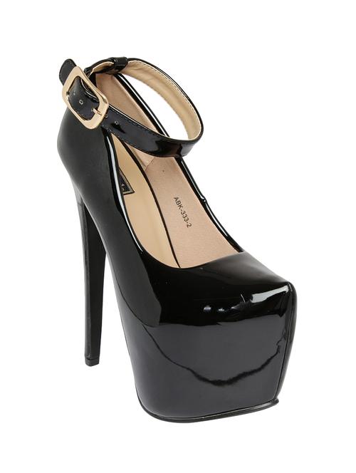 black sheet platforms sandals - 14664649 - Very Small Image - 1