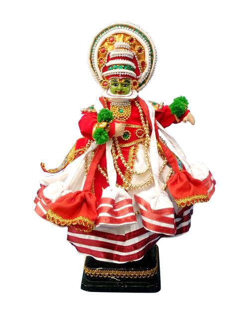 home decorative fiber kathakali doll nalan 15" - 14664778 - Very Small Image - 1
