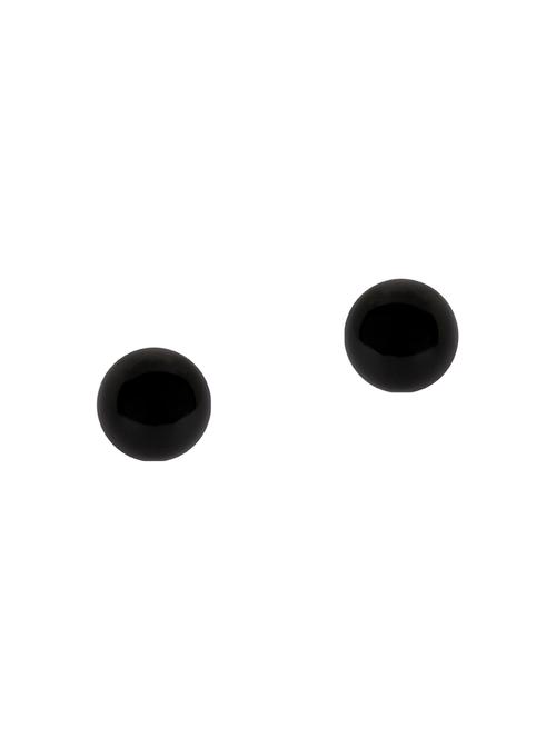 silver plastic studs earrings - 14666066 - Very Small Image - 1