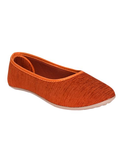 orange fabric slip on ballerina - 14681540 - Very Small Image - 1