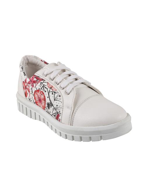 white lace-up sneaker - 14697839 - Very Small Image - 1