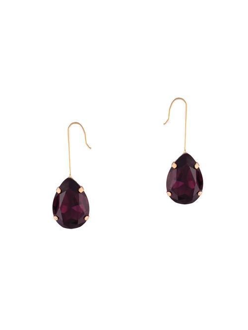 multi colored brass drop earrings - 14712460 - Very Small Image - 1