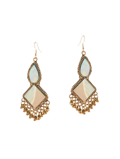 silver silver plated chandelier earrings - 14714082 - Very Small Image - 1