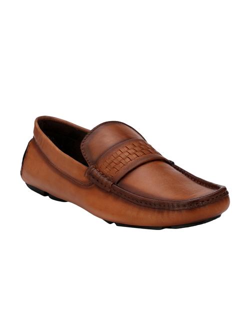 brown Leather slip on loafer - 14724728 - Very Small Image - 1