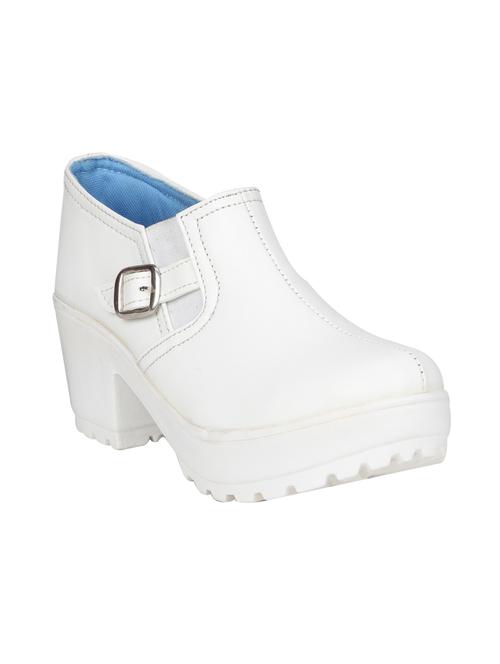 white slip on ankle boot - 14740241 - Very Small Image - 1