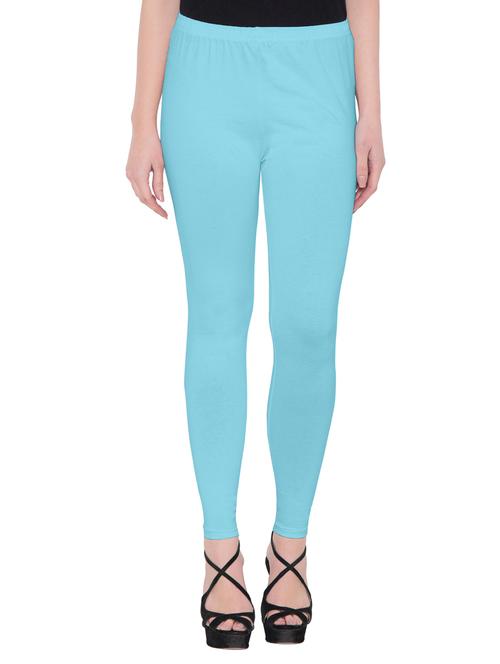 light blue cotton leggings - 14763316 - Very Small Image - 1