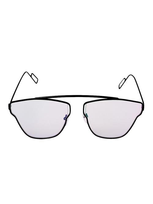 clear lens black frame wayfarer sunglasses for women - 14765503 - Very Small Image - 1