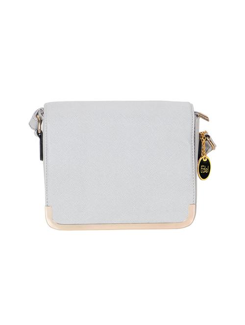white leatherette sling bag - 14766760 - Very Small Image - 1