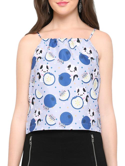 women's straight shoulder strap top - 14766874 - Very Small Image - 1