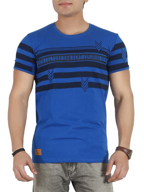 blue cotton t-shirt - 14778002 - Very Small Image - 1