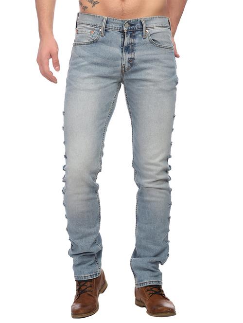 blue denim ripped jean - 14815031 - Very Small Image - 1