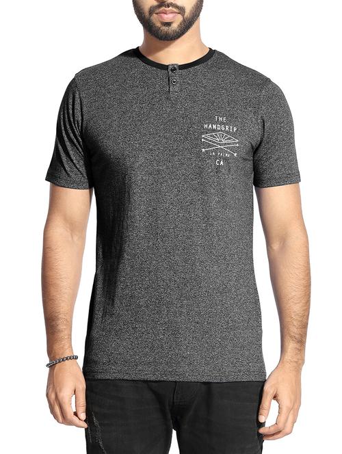 black cotton t-shirt - 14842053 - Very Small Image - 1