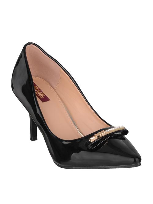 black fabric slip on pumps - 14847609 - Very Small Image - 1