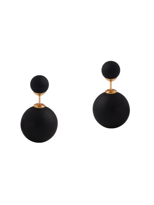 black brass studs earring - 14858187 - Very Small Image - 1