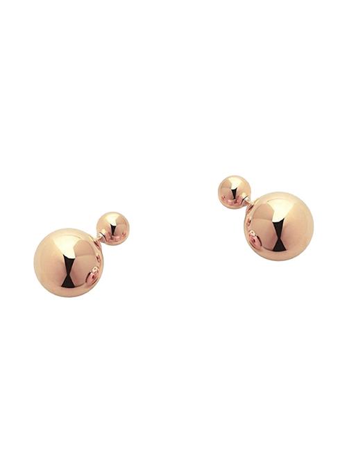 silver brass studs earring - 14858189 - Very Small Image - 1