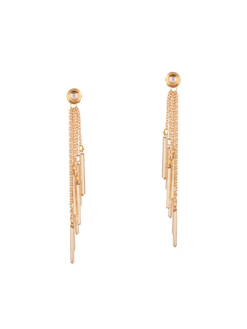 multi colored brass drop earring - 14860645 - Very Small Image - 1