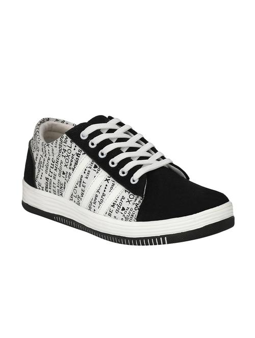 white canvas lace up sneaker - 14863507 - Very Small Image - 1