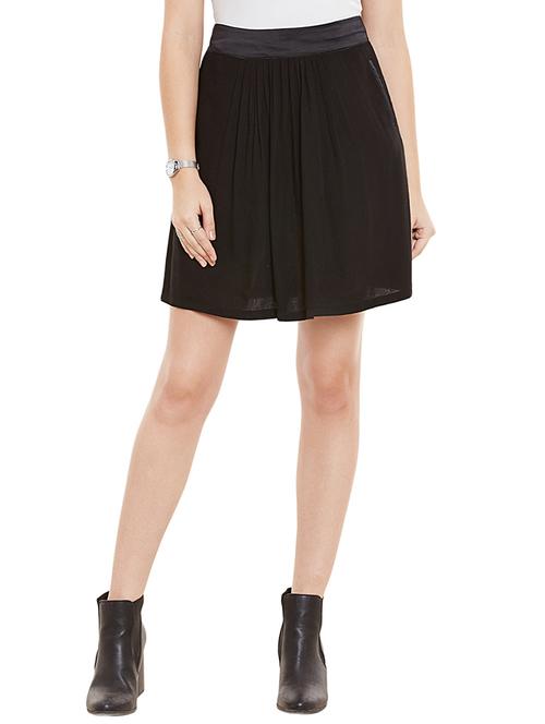 miway women's black polyester skirt - 14870533 - Very Small Image - 1
