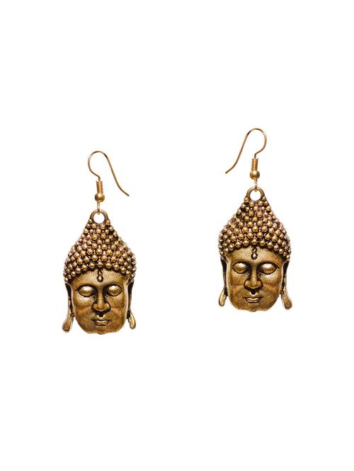 multi colored metal drop earrings - 14871263 - Very Small Image - 1